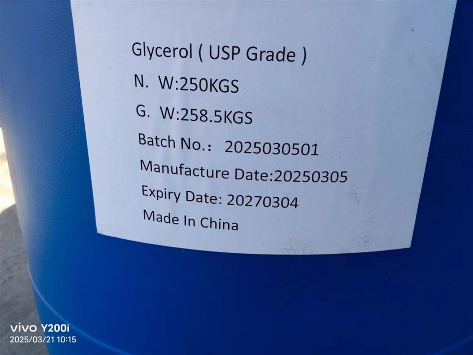 99.5% Refined Glycer For Cosmetics best